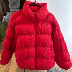 Wild Fable Scarlet Puffer Coat